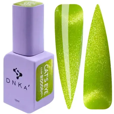 DNKA Color Gel Polish 0006 Cats Eye 80s - Lakier hybrydowy 12ml