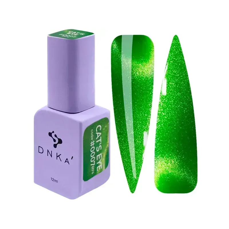 DNKA Color Gel Polish 0007 Cats Eye 80s - Lakier hybrydowy 12ml