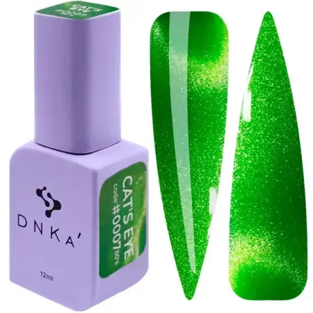 DNKA Color Gel Polish 0007 Cats Eye 80s - Lakier hybrydowy 12ml