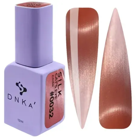 DNKA Color Gel Polish 0032 Cat's Eye SILK - Lakier hybrydowy 12ml
