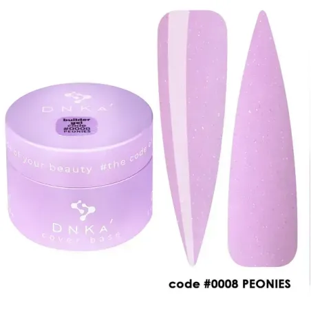 DNKa Builder Gel 0008 Peonies 30 ml – żel budujący 30ml