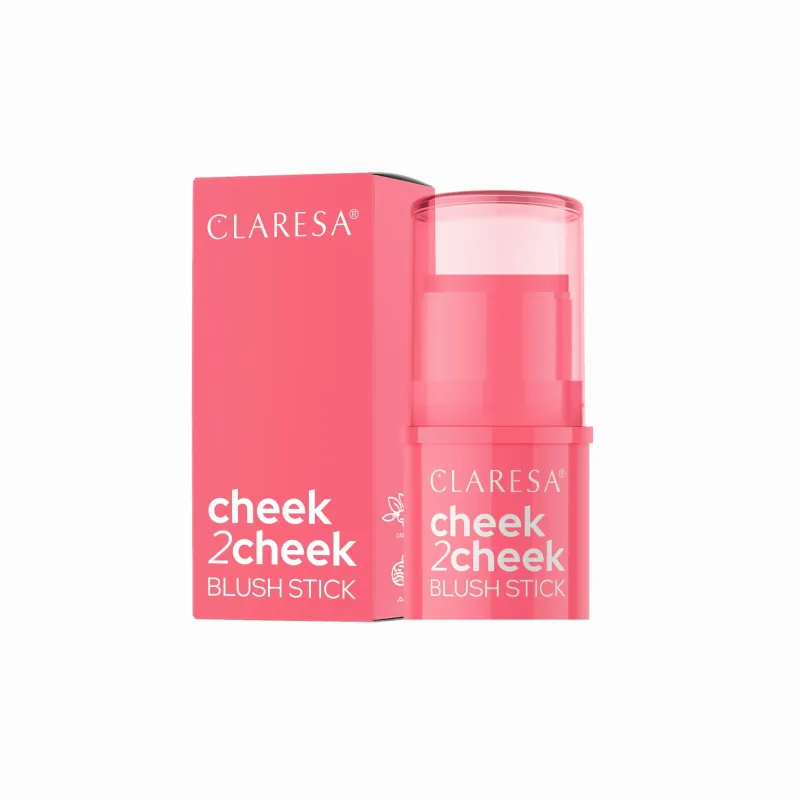 Claresa róż w sztyfcie CHEEK2CHEEK 02 neon coral 5,5g