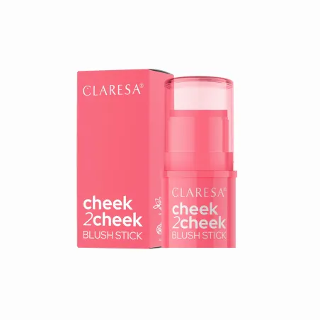 Claresa róż w sztyfcie CHEEK2CHEEK 02 neon coral 5,5g
