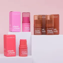Claresa róż w sztyfcie CHEEK2CHEEK 02 neon coral 5,5g