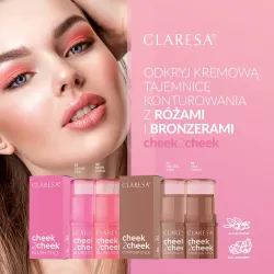 Claresa róż w sztyfcie CHEEK2CHEEK 02 neon coral 5,5g