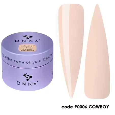 DNKA Builder Gel Light 0006 Cowboy 30ml Żel budujący