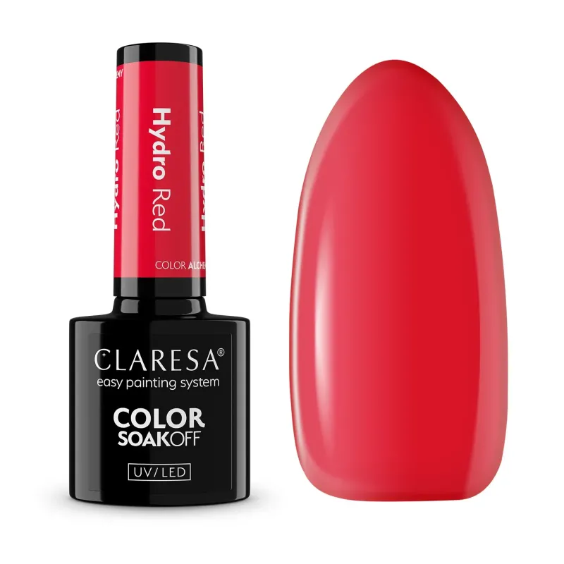 Claresa Lakier hybrydowy HYDRO RED 5g