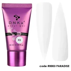 DNKa' Аcryl Gel 0003 Paradise żel akrylowy tubka 30 ml