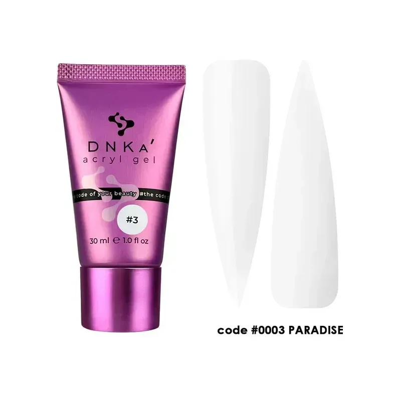DNKa' Аcryl Gel 0003 Paradise żel akrylowy tubka 30 ml