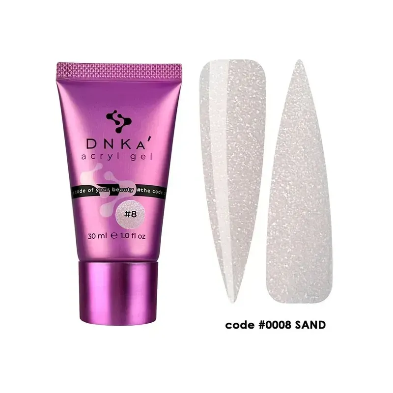 DNKa' Аcryl Gel 0008 Sand żel akrylowy tubka 30 ml