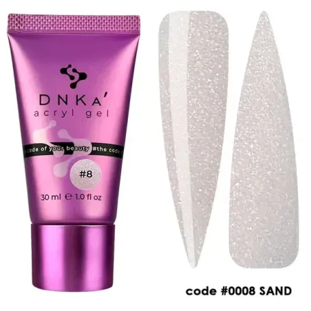 DNKa' Аcryl Gel 0008 Sand żel akrylowy tubka 30 ml