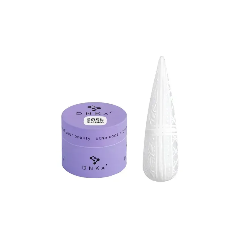DNKa Żel Do Zdobień Gel Paint Ethno White 5ml