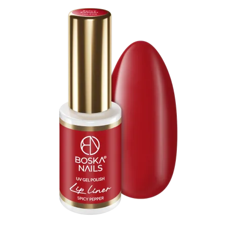 Lakier hybrydowy Lip Liner Spicy Pepper  no 598 Boska Nails 6 ml