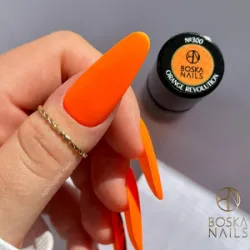 Lakier Hybrydowy Divine Orange Revolution no 300 Boska Nails 6 ml