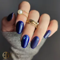Lakier Hybrydowy Divine Dark Blue no 305 Boska Nails 6 ml