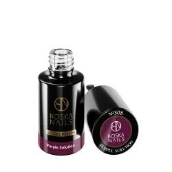 Lakier Hybrydowy Divine Purple Solution no 308 Boska Nails 6 ml
