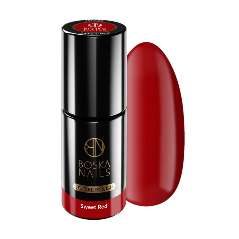 Lakier Hybrydowy Divine Sweet Red no 329 Boska Nails 6 ml