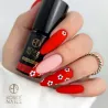 Lakier Hybrydowy Divine Red Solution no 330 Boska Nails 6 ml