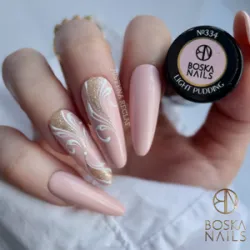 Lakier Hybrydowy Divine Light Pudding no 334 Boska Nails 6 ml