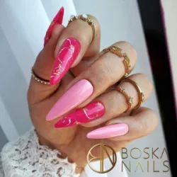 Lakier Hybrydowy  Divine Pink Pillow no 336 Boska Nails 6 ml