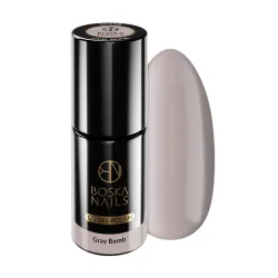 Lakier Hybrydowy  Divine Gray Bomb no 338 Boska Nails 6 ml
