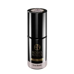 Lakier Hybrydowy  Divine Gray Bomb no 338 Boska Nails 6 ml