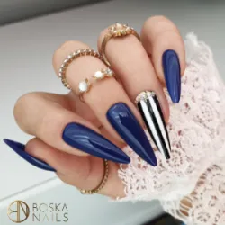 Lakier Hybrydowy Divine Blue Policewoman no 355 Boska Nails 6 ml