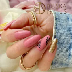 Lakier Hybrydowy Divine Gold Party no 368 Boska Nails 6 ml