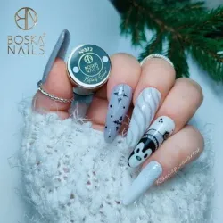Lakier Hybrydowy Bflash Silver no 372 Boska Nails 6 ml