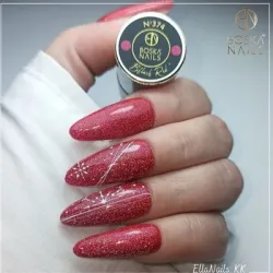 Lakier Hybrydowy Bflash Red no 374 Boska Nails 6 ml