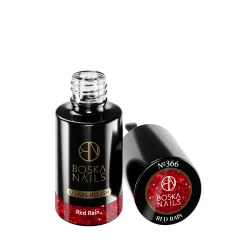 Lakier Hybrydowy Divine Red Rain no 366 Boska Nails 6 ml