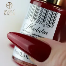Lakier Klasyczny do paznokci Madalen no 670 Boska Nails Nail Polish 9 ml