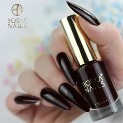 Lakier Klasyczny do paznokci Bordinia no 672 Boska Nails Nail Polish 9 ml