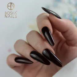 Lakier Klasyczny do paznokci Bordinia no 672 Boska Nails Nail Polish 9 ml