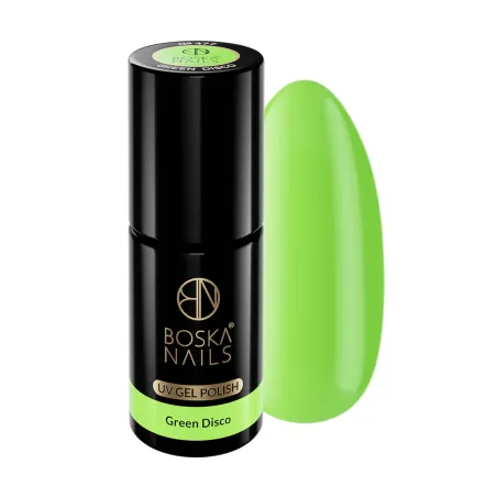 Lakier Hybrydowy Summer Time Green Disco no 477 Boska Nails 6 ml