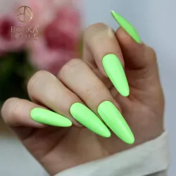 Lakier Hybrydowy Summer Time Green Disco no 477 Boska Nails 6 ml