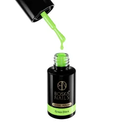 Lakier Hybrydowy Summer Time Green Disco no 477 Boska Nails 6 ml
