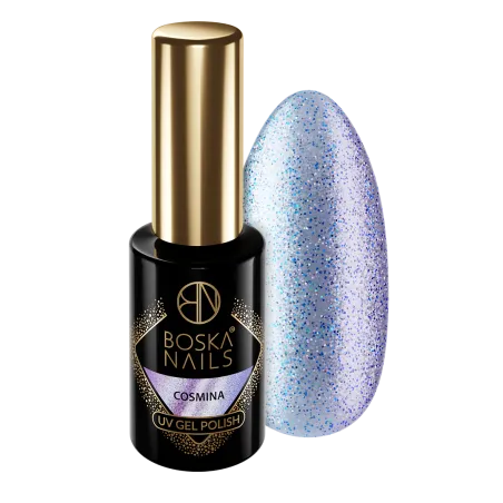 Lakier Hybrydowy Cosmic Glow Cosmina no 487 Boska Nails 6 ml