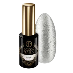 Lakier hybrydowy Cosmic Glow Silvero no 491 Boska Nails 6 ml