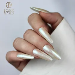 Lakier Hybrydowy Cosmic Glow Marsylina no 490 Boska Nails 6 ml