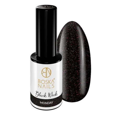 Lakier Hybrydowy Black Week no 509 Monday Boska Nails 6 ml