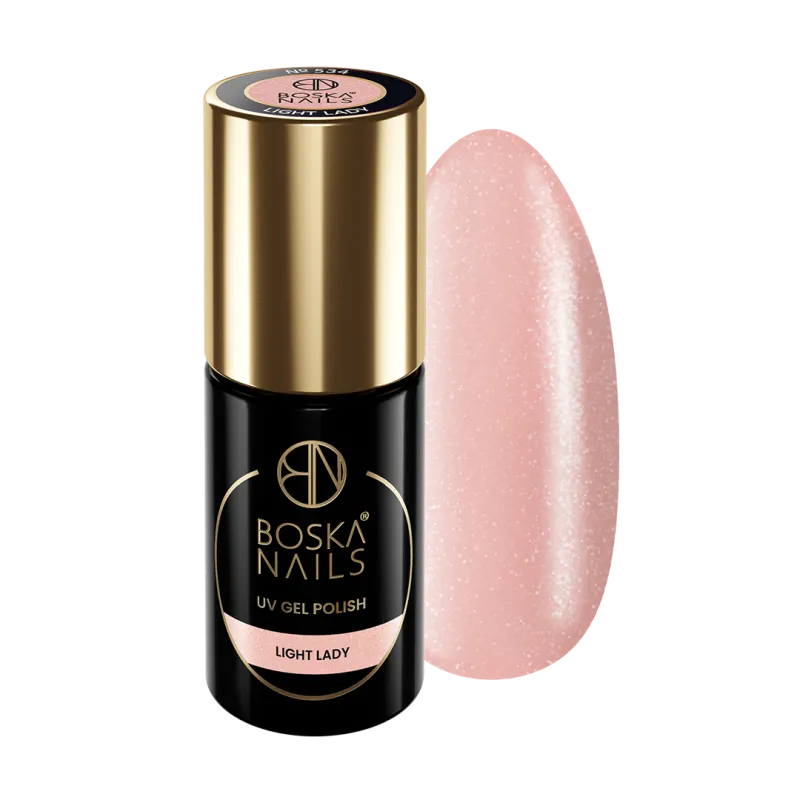 Lakier hybrydowy Natural Look no 534  Light Lady Boska Nails 6 ml