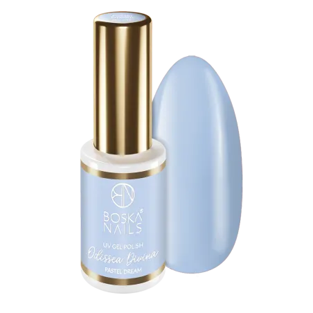 Baby Blue Lakier hybrydowy Odissea Divina Pastel Dream no 547  Boska Nails 6 ml