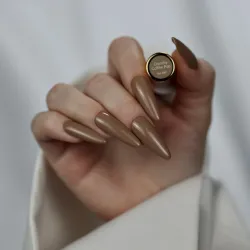 Lakier hybrydowy Coffee Dream Crunchy Coffee Pop no 569 Boska Nails 6 ml