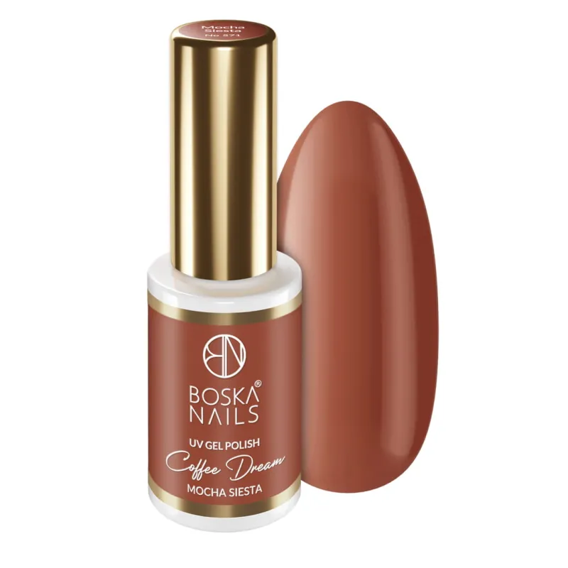 Lakier hybrydowy Coffee Dream Mocha Siesta no 571 Boska Nails 6 ml