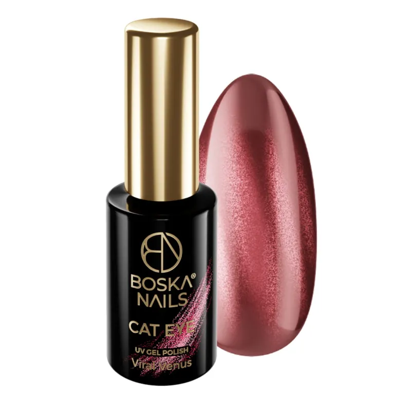 Lakier hybrydowy Cat Eye Viral Venus no 495 Boska Nails 6 ml