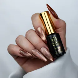 Lakier hybrydowy Cat eye Viral Mercury no 498 Boska Nails 6 ml