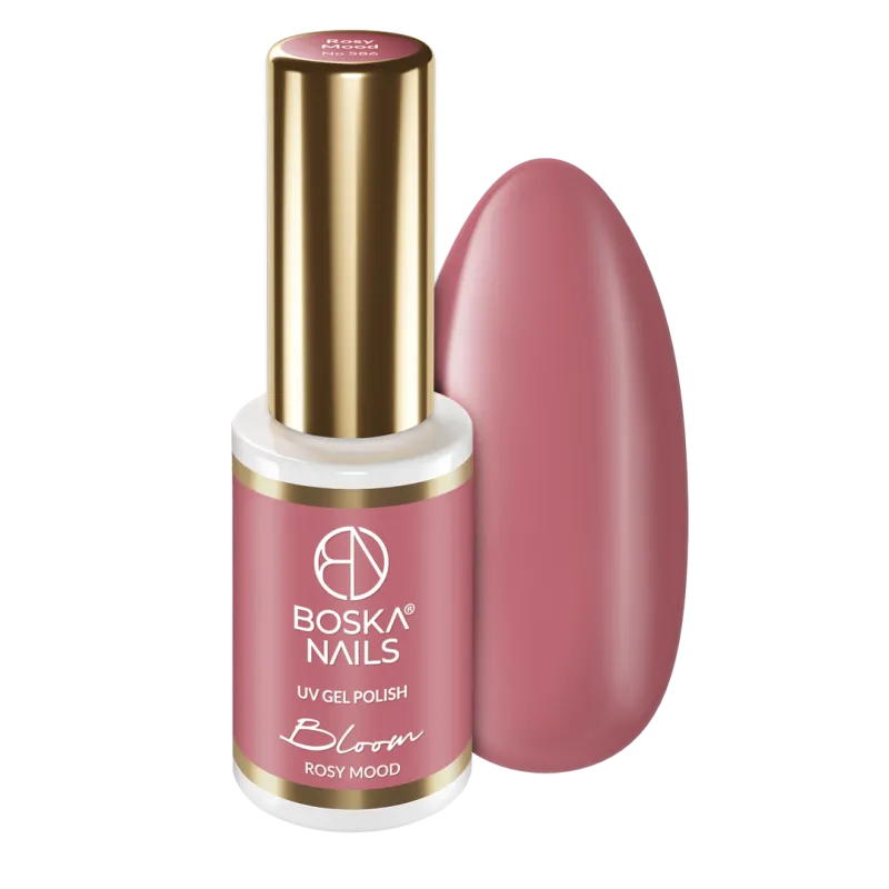 Lakier hybrydowy Bloom  ROSY MOOD no 586 Boska Nails 6 ml