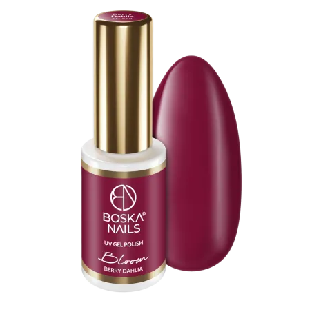 Lakier hybrydowy Bloom  BERRY DAHLIA no 588 Boska Nails 6 ml