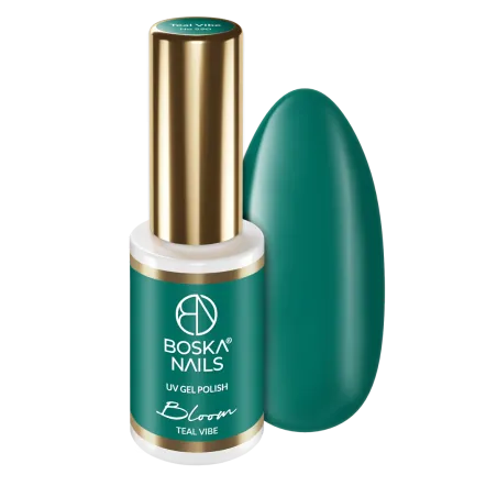 Lakier hybrydowy Bloom TEAL VIBE no 590 Boska Nails 6 ml